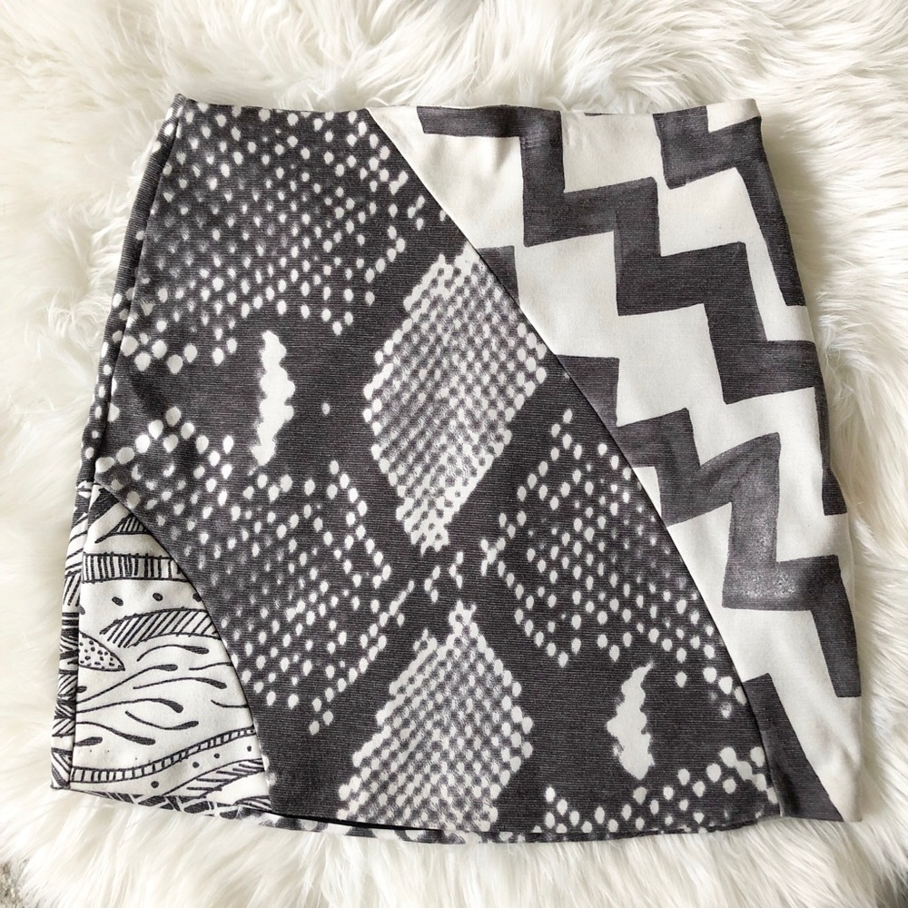 Bebe Snake Skin Mini Skirt